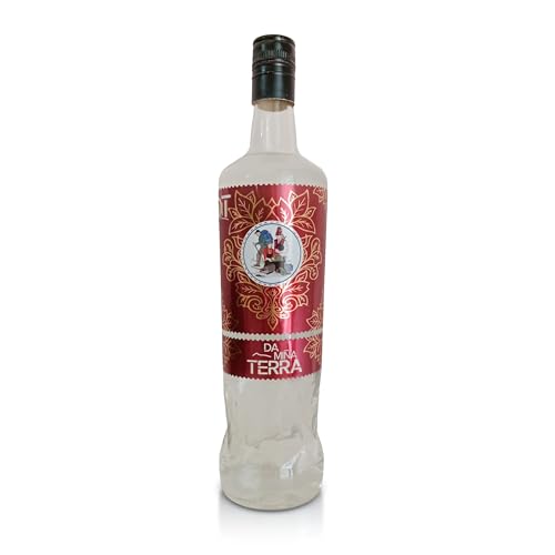 Da Miña Terra - 1 Litro - Orujo blanco gallego - Aguardiente destilada de uva tinta ' - 40% Vol