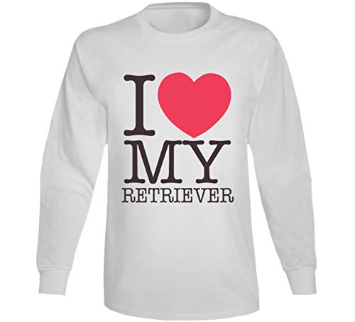 I Love My Retriever Dog Golden Lab Labrador Chesapeake Bay Gift Long Sleeve 3XL White I Love My Retriever Dog Golden Lab Labrador Chesapeake Bay Gift Long Sleeve 3XL White
