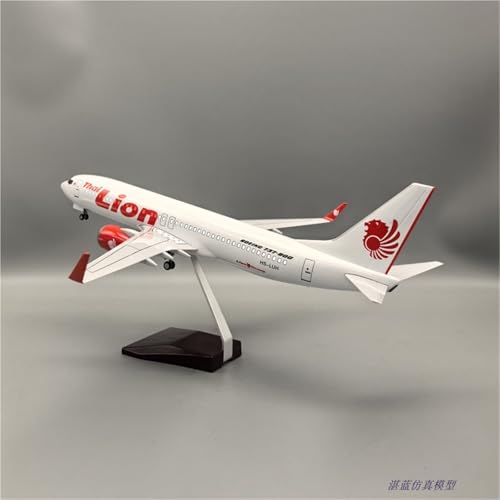 Modelo fundido a presión de 47 cm Thai Lion Air a escala 1/85 Boeing 737 para coleccionistas 7