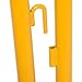 Global Industrial Crowd Control Barrier, Yellow Powder Coated Steel, 102