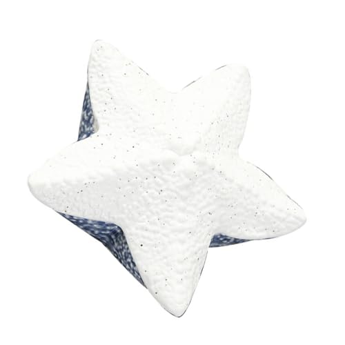 WESIEVYA 1 Caja de Cerámica para Guardar Joyas con Tapa Organizador de Joyas de Porcelana