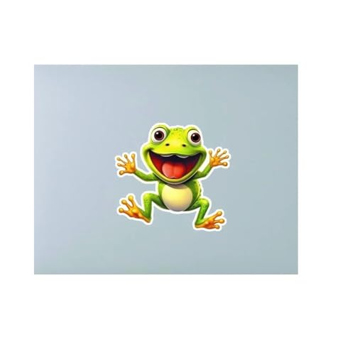 Autocollant voiture grenouille pour personnaliser vos trajets et égayer la route