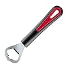 Westmark Flesopener, verchroomd, lengte: 17 cm, staal/kunststof, Gallant, zwart/rood, 29082270
