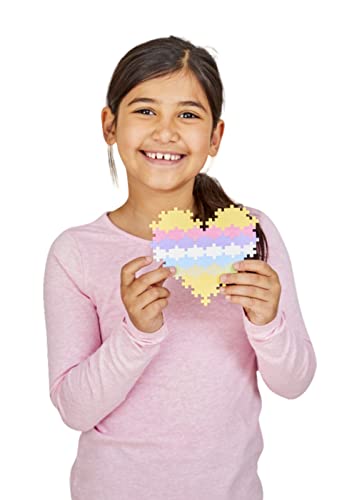 Plus Plus - Open Play Set - 300 Piece - Pastel Color Mix, Construction Building Stem Toy, Interlocking Mini Puzzle Blocks For Kids #TOP3