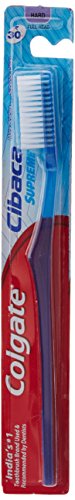 Colgate Toothbrush Cibaca Supreme Full Head Hard Bristles - Adult, 2 Pieces Manual Multicolor