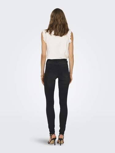 ONLY Damen Onlroyal Life Hw Sk DNM Bj13963 Noos Jeans, Black Denim, M EU – Ansicht 5