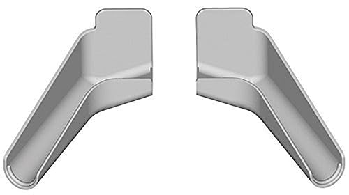 RV Extended Rain Gutter Spouts - Flexible - Polar White - Qty 2 JR