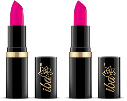 Image of Iba Pure Lips Moisture Rich Lipstick for Women- A75 Neon Crush, 4g | High Glossy, Creamy Finish & Smooth Texture| Hydrated Lips | Enriched with Vitamin E, Coconut Oil & Shea Butter | Intense Colour & Highly Pigmented | Lip Makeup