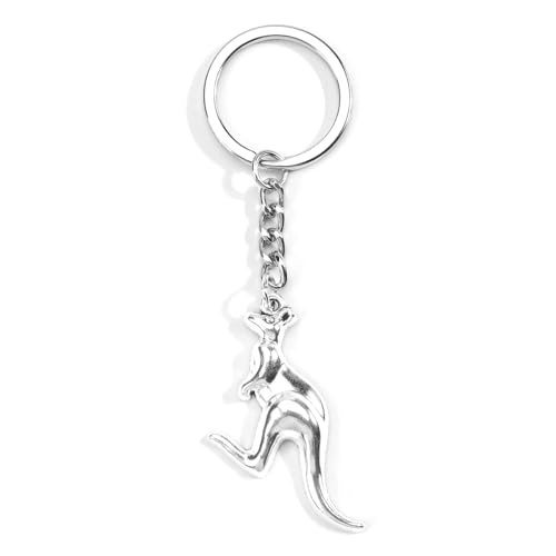 Gallkeat Känguru Schlüsselanhänger, Cartoon Keychain mit Schlüsselring, Känguru Kuscheltier Taschenanhänger, Auto Schlüsselanhänger für, Bagcharms Geschenkidee