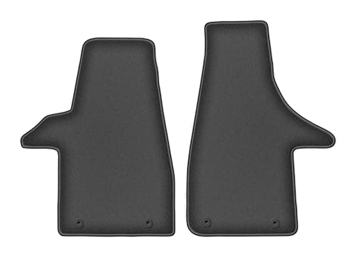 Tapis Polyamide pour Volkswagen Transporter T6 sur mesure en coloris graphite élégant