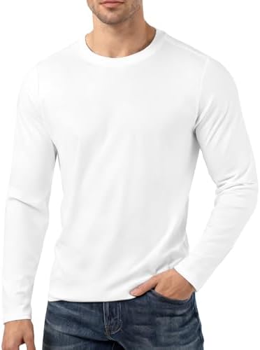 Men's Athletic T Shirts Crew Neck Breathable Quick-Dry Short Sleeve Workout T Shirt for Gym Running Fitness 1&2&5 Pack