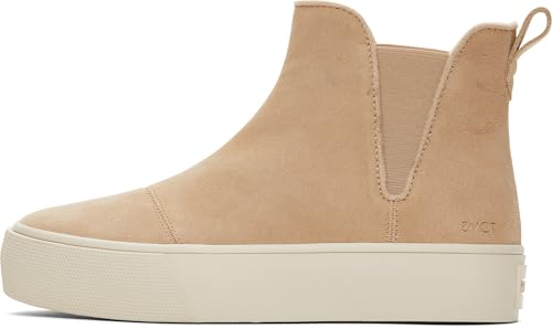TOMS Women's Fenix Platform Chelsea Natural Suede