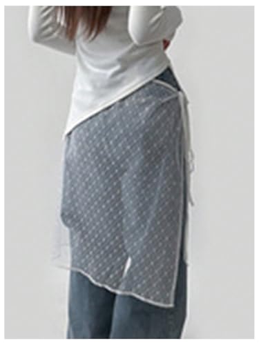 Floerns Women's Sheer Mesh Tie Side Y2k Short Skirts Wrap Front Cover Up Skirt2