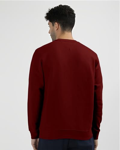 Image of AUSK- Men's Fleece Oversized Printed Sweatshirt