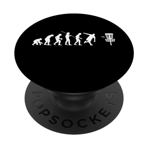 Disc Golf Mankind Evolution Par Hole in one Driver Frisbee PopSockets PopGrip Intercambiable