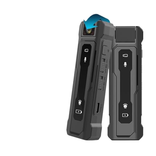 LLOOPK Cámara grabadora de Voz Digital pequeña de 1080P, cámara Corporal Deportiva, videocámara de acción con detección de Movimiento, visión Nocturna infrarroja, vídeo DV