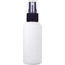 2oz 60ml White/Gray PET Spray Bottles For Essential Oils, Perfumes, Cosmetics, DIY Travel, Fine Mist Spray Bottle, Mini Travel Bottle, Small Refillable Liquid Containers White Bottle & Black Sprayer - 5 pack