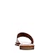 Michael By Michael Shannon Demi - Women's One Band Faux Leather Slip On Flat Slide Sandals Brown, Size 7.0 Medium Width