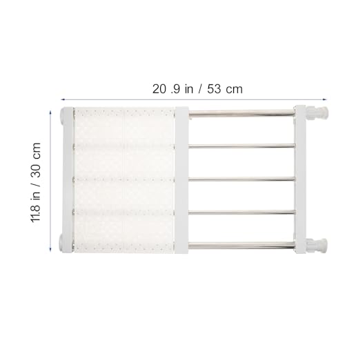 Étagère de placard rétractable sans clous, fixation par pression ultra stable - 3