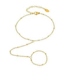 Gold Hand Chain Bracelet AN123G