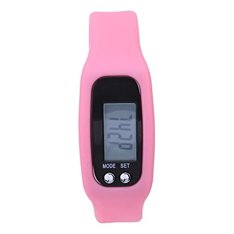GOTOTOP Fitness Tracker, Sport Tracker Smart Watch Band Bracelet Calorie Counter Pedometer Sports Step Counter (Pink) Cover