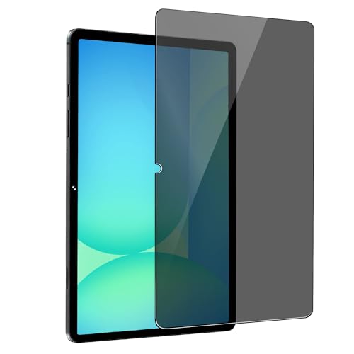 Juvraixo Privacy Screen Protector for Samsung Galaxy Tab S11/S10fe/S10 Lite/ S9 FE 10.9-Inch and S9 11-Inch with Easy Installation Frame Tempered Glass Film Case Friendly HD Clear