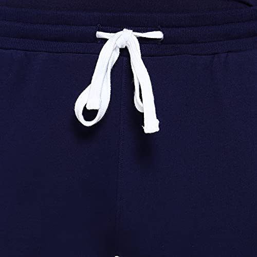 Image of AM SWAN Mens Premium Cotton Colourblocked Printed Stylish Comfort Knee Length Shorts