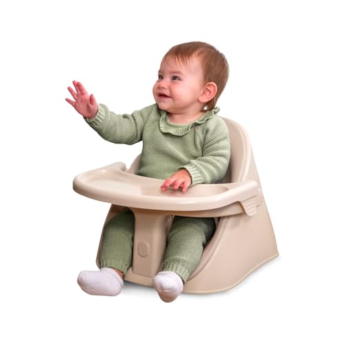 Boppy Proper Posture Floor & Booster Seat - Ergonomic Infant Seat and Toddler Seat with Removable Washable Tray and Back Support for 4-36 Months -...