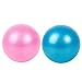 VORCOOL 2 pelotas de PVC de 25 cm, para pilates, yoga, fitness, yoga, fitness, balones auxiliares, antideflagrantes, para ejercicios, equilibrio flexible, para fitness (color aleatorio)