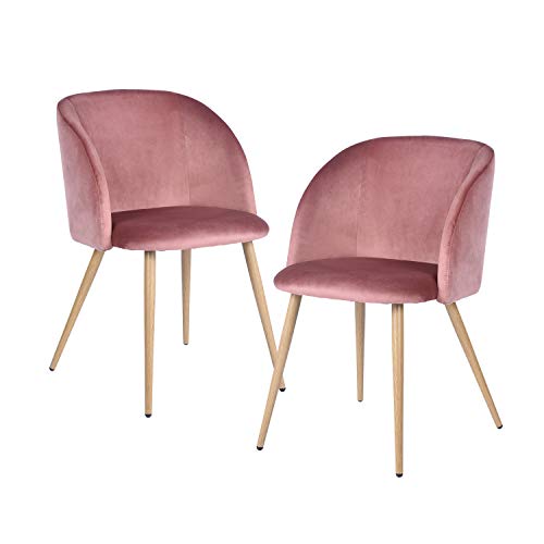 FurnitureR Juego de 2 sillas de Comedor para Cocina, sillas...