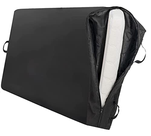 BOSKING Matratzentasche, 420D Oxford-Gewebe, wasserdicht, Aufbewahrungs-Matratze, Staubbezüge für Umzug und Aufbewahrung, wiederverwendbar, mit Griffen und Reißverschlüssen, 195,6 x 106,7 x 35,6 cm Cover