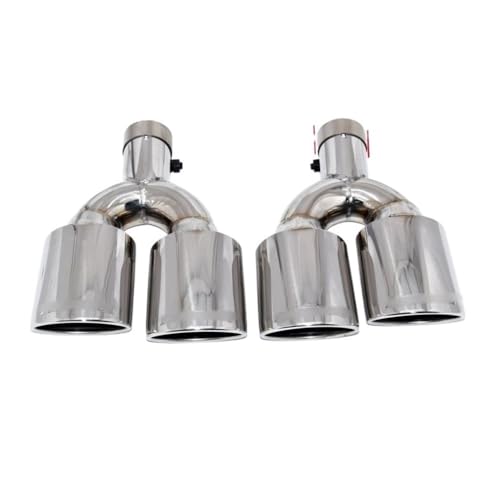Quatre sorties pour C63 pour AMG R embout échappement ovale pour Benz E C S