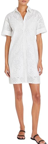 Image of Club Monaco Women's Women's Eyelet Shirt Dress