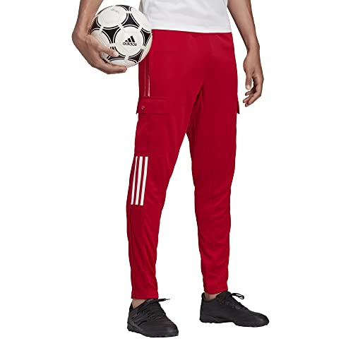 Adidas Tiro '21 Winterized Cargo Pants Power Red/White Lg #TOP11