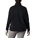 Columbia Womens Benton Springs Half Snap II Pull Over Fleece Jacket, Black, X-Small