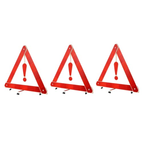 Triangle de signalisation antidérapant pour éviter le basculement par grand vent