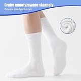 SockWaddles Skarpety Dla Mężczyzn i Kobiet, Bezszwowe Skarpety Bawełniane, Oddychające i Ochronne Przed Pęcherzami Skarpety Sportowe, Idealne do Pracy, Biegania, Wędrówek, 10 Par Unisex