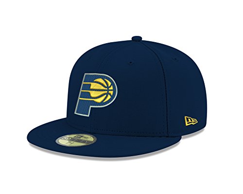 NBA Indiana Pacers Mens Official 59FIFTY Fitted Cap 7.5 Navy