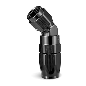 EVIL ENERGY 6AN Hose End Fitting 45 Degree Swivel Low Profile Forged Aluminum for CPE Braided Line