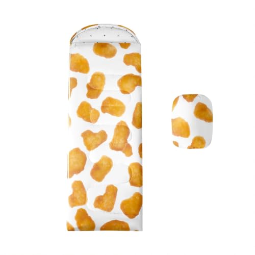 Erosebridal Bolsa de Dormir de Pintura al Óleo con Rayas para Camping con Saco de Compresión miniatura 1