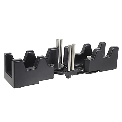 WOONEKY Bevel Measurement Tool Miter Saw Protractor Tool Measuring and Sawing Cutting Tool Miter Angle Measuring Tool Angles Cutting Tool Corner Clamp Miter Gauge Black Stainless Steel