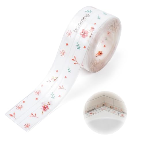Image of HASTHIP 3.2M x5.0CM PVC Trim Tape - Self Adhesive Waterproof Tape for Kitchen Sink Corner Line Sticking Strip Washable Adhesive Caulk Tapes Self Waterproof Repair Tapes for Bathroom Kitchen Sink