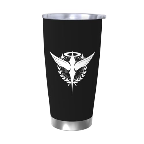 ネオ ジオンガンダム 水筒 真空断熱ケータイマグ 600ml ステンレスボトル 車用 直飲み 保温 保冷 フタ付きコーヒーカップ アウトドア 車のネイブに最適 スポーツタイプ ステンレスクールボトル 軽量 隔? 水筒 男の子 女の子