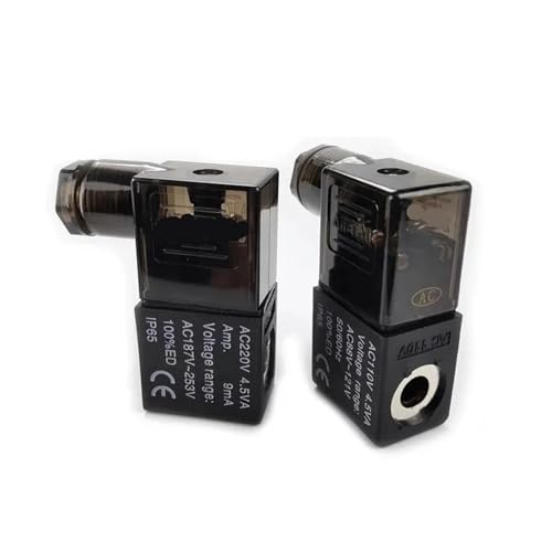 Électrovanne pneumatique de distribution d'air 12V bobine noire
