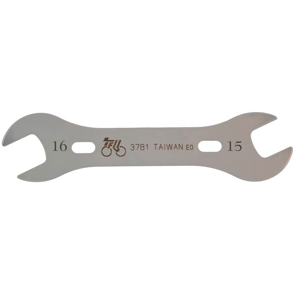 IceToolz 17x18mm Cone Wrench | Cone Spanner | Bike Adusting Tools | Silver