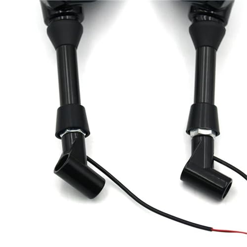 Espejo retrovisor de motocicleta de alta resistencia con luz M8 M10 para Benelli 001 6