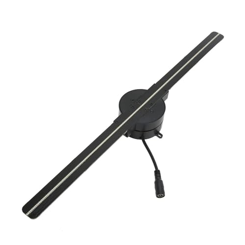 Ventilador holográfico 3D, proyector holográfico WiFi 3D de 42 cm, luz de exhibición publicitaria, proyector holográfico HD for Tiendas, Bares, Fiestas, Navidad Imágenes vívidas