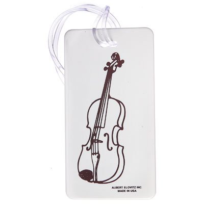 Gift House Violin Luggage Tag