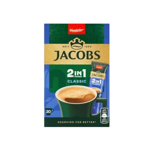 Jacobs 2in1 Classic Instant Coffee 20 x 12.4 g sticks image 2