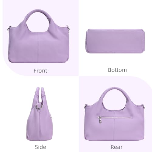 Image of Iswee Leather Satchel Women Purse and Handbag Crossbody Shoulder Bag Hobo